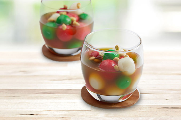 membuat wedang ronde detail