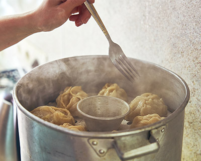 small banner steaming